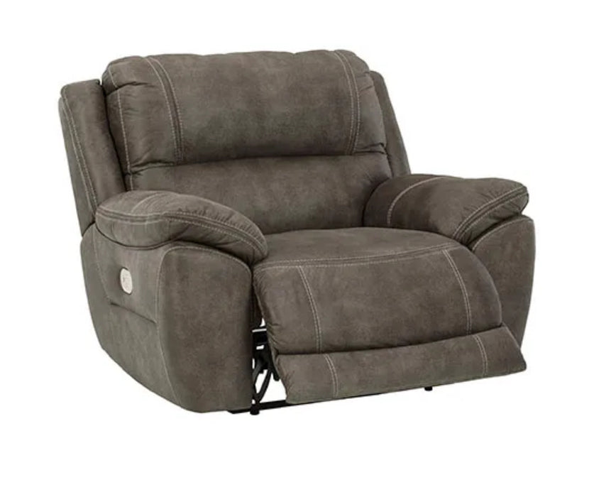 Ashley Cranedall wide seat recliner w/ power footrest, power headrest 32949