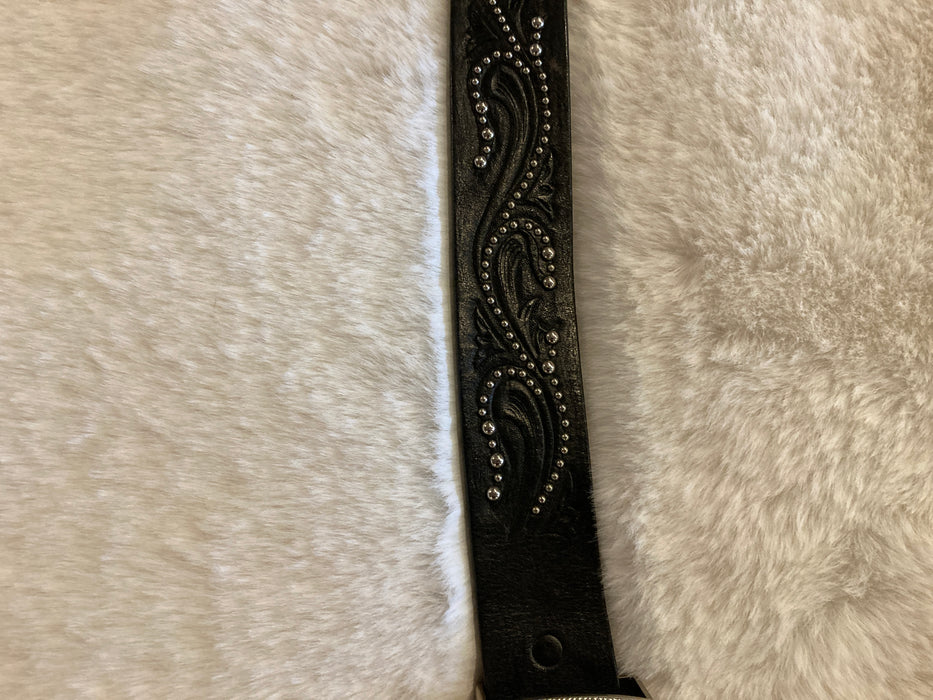 Justin decorative size 36 leather belt 31332