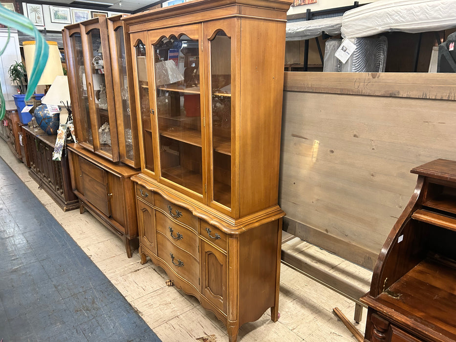 Small china cabinet hutch 34005