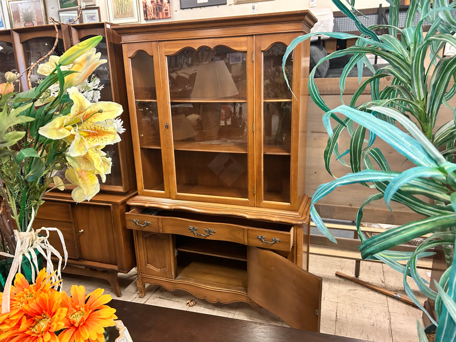 Small china cabinet hutch 34005