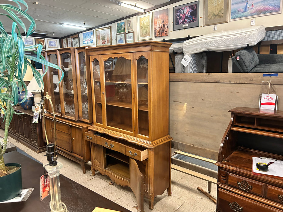 Small china cabinet hutch 34005