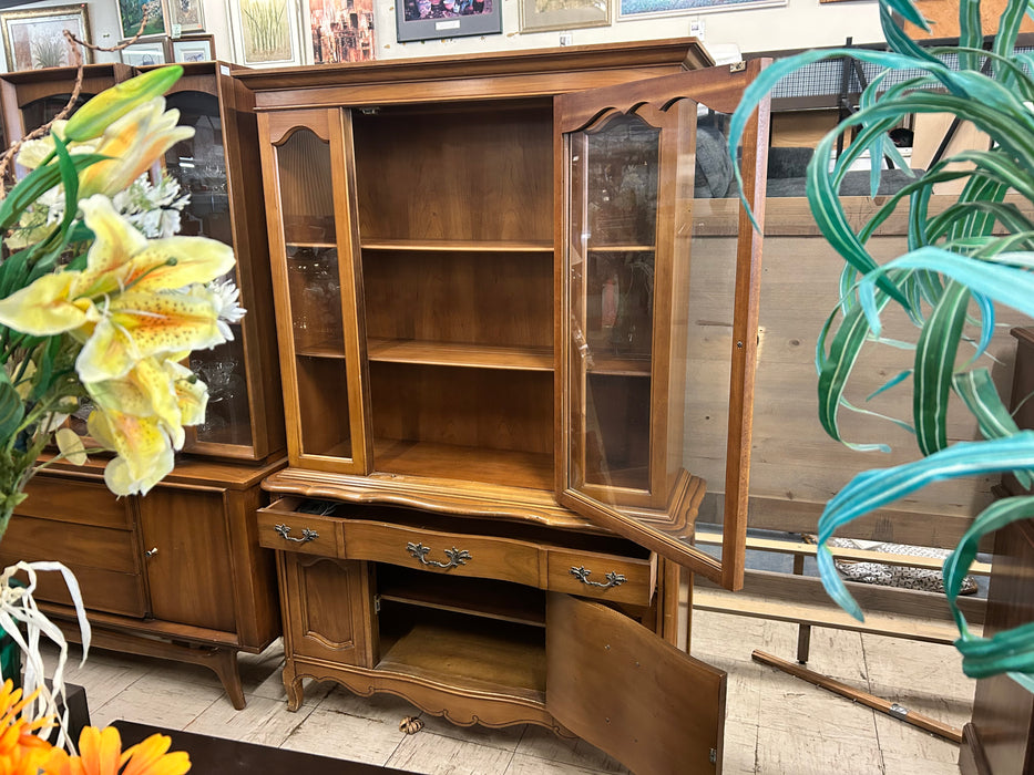 Small china cabinet hutch 34005