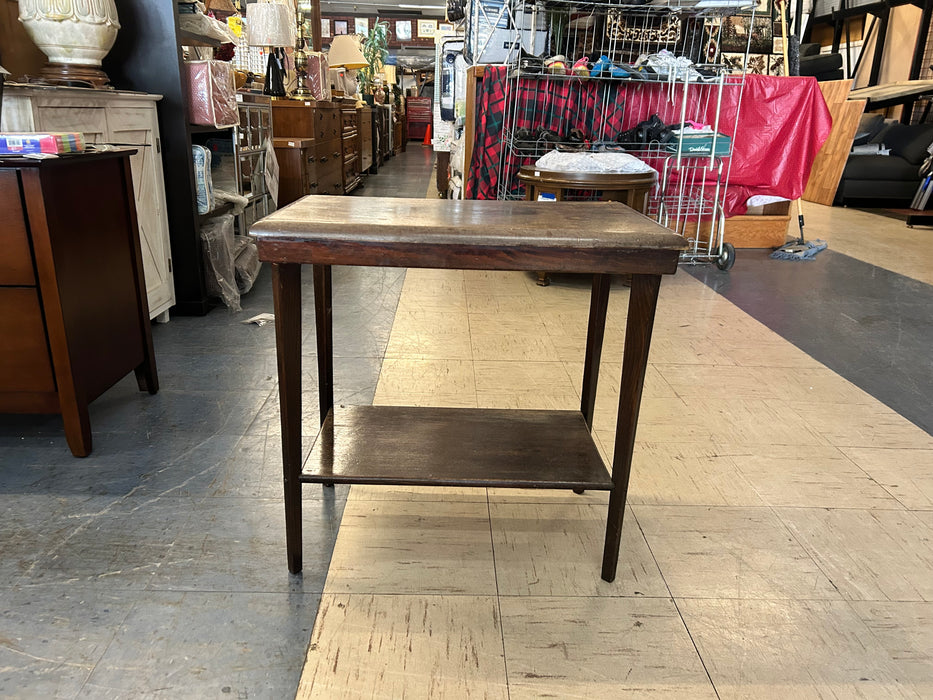 Rectangular wooden end table 34006