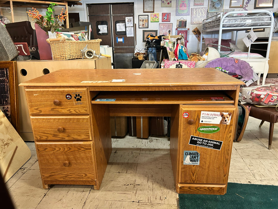 3 drawer wooden student desk 34007