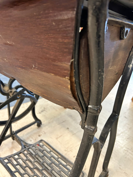 Handmade wood side table 34022