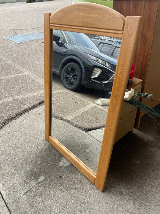 Large wood mirror 33318