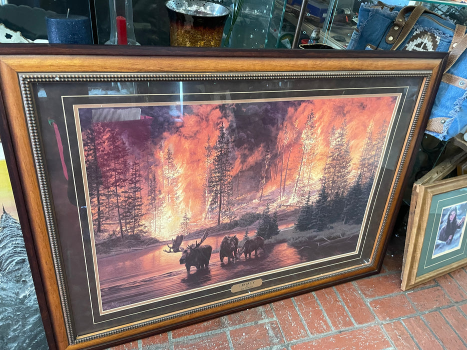 Framed Tangletown Fine Art "Legacy" picture by Jim Tschetter  33325