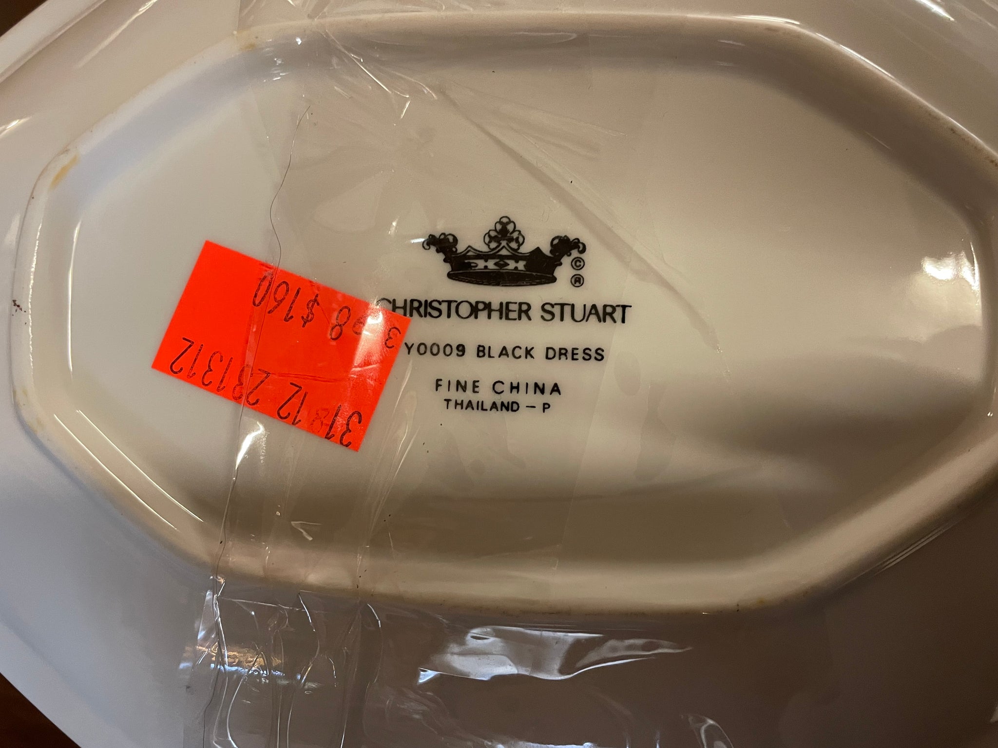 christopher stuart black dress china Christopher Stuart Black Dress dish set 31812