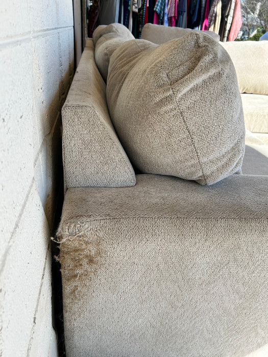 Tan sectional sofa couch 34161