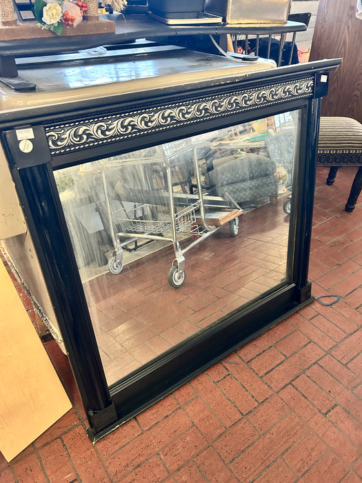 Large black mirror 33490