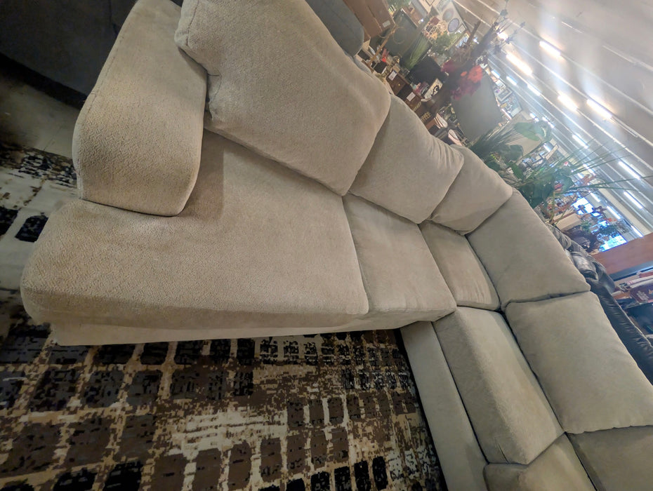 Tan sectional sofa couch 34161