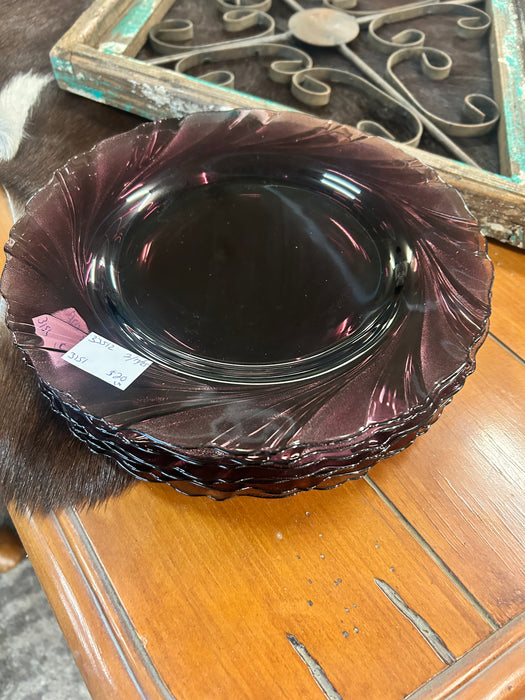 Rivage amethyst dinner plates 33512