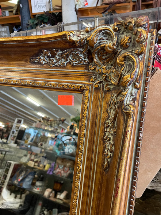 G & A Van Den Bogaerde LTD ornate gold mirror 32070