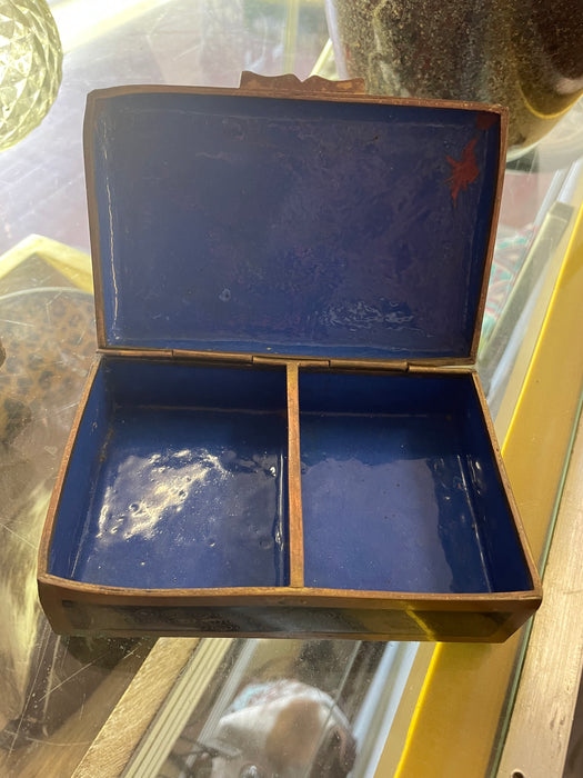 Vintage metal match box holder 32072
