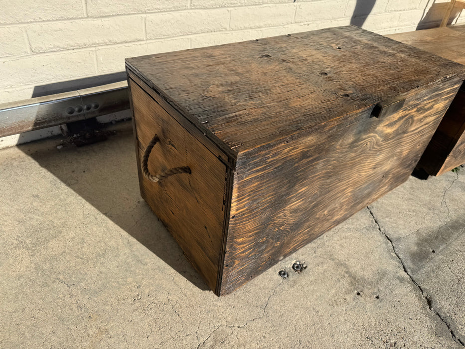 Sunsweet wooden storage hope chest with handles and sliding shelf 33548