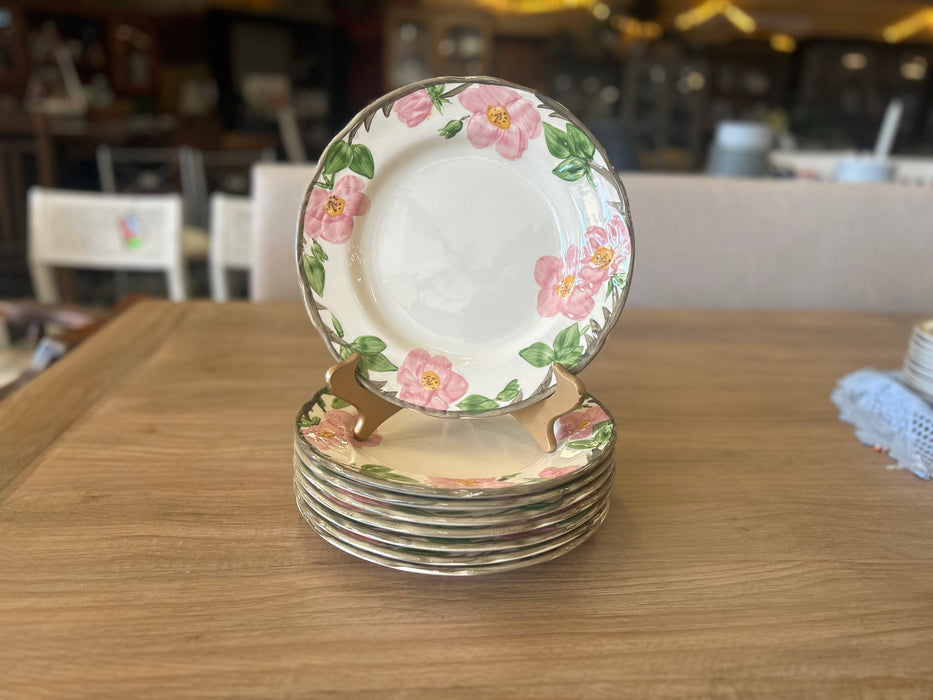 Desert Rose Franciscan dinner plates 33554