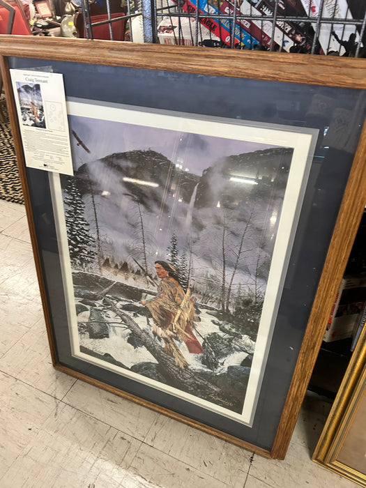 "Entering the spirit world" signed picture by Craig Tennant 34073