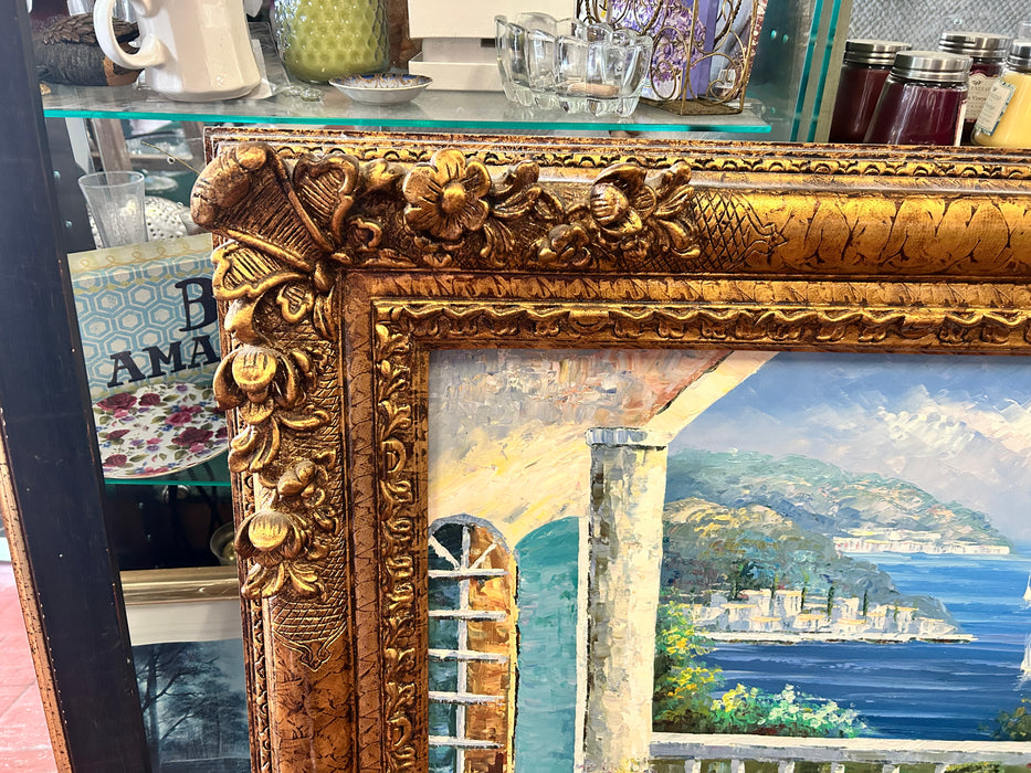 Mediterranean oceanside scene picture 34093