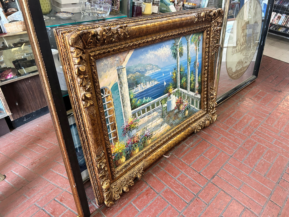 Mediterranean oceanside scene picture 34093