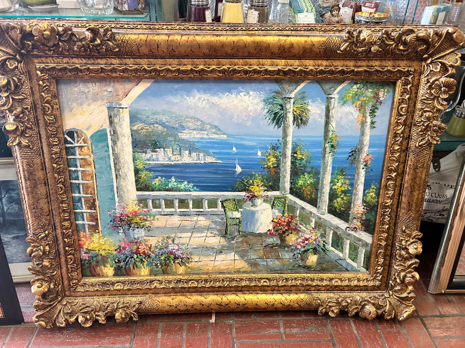 Mediterranean oceanside scene picture 34093