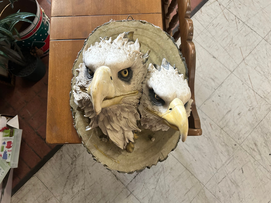Resin eagle wall hanging plaque decor 34085