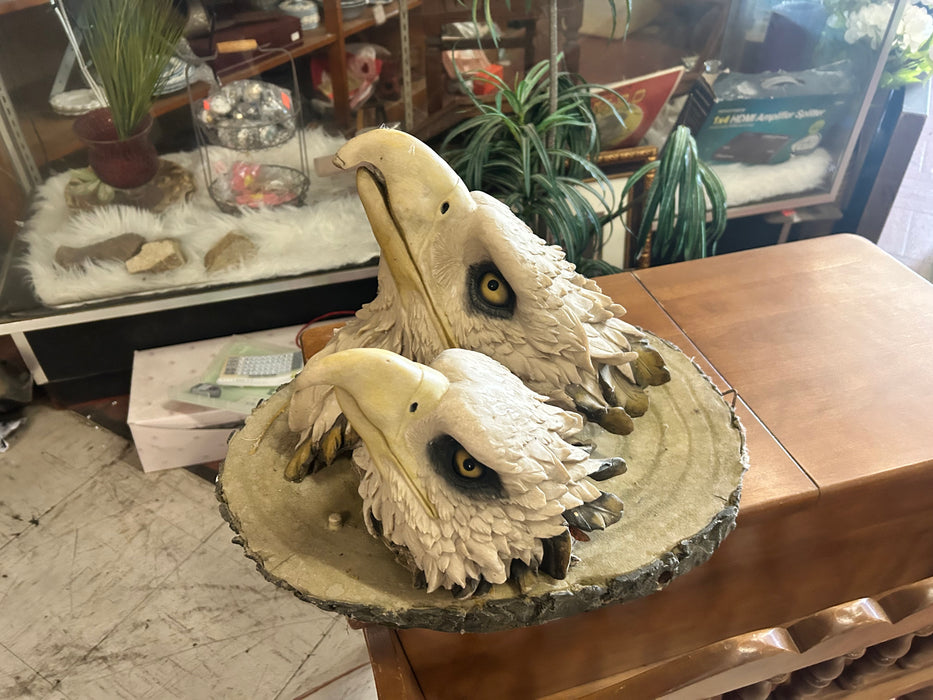 Resin eagle wall hanging plaque decor 34085