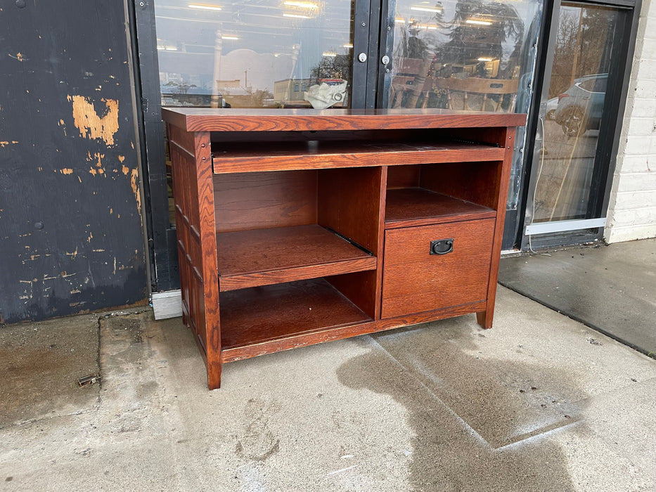 Small wooden TV stand/desk 33356