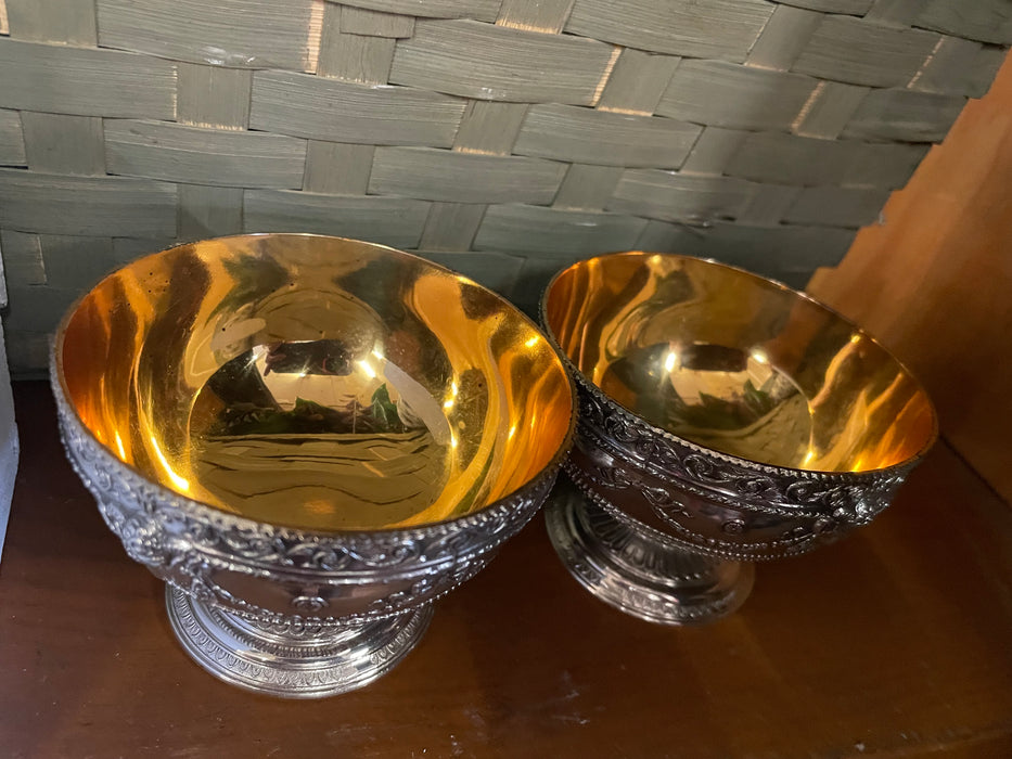 Vintage ornate bowl 2pc set 31865