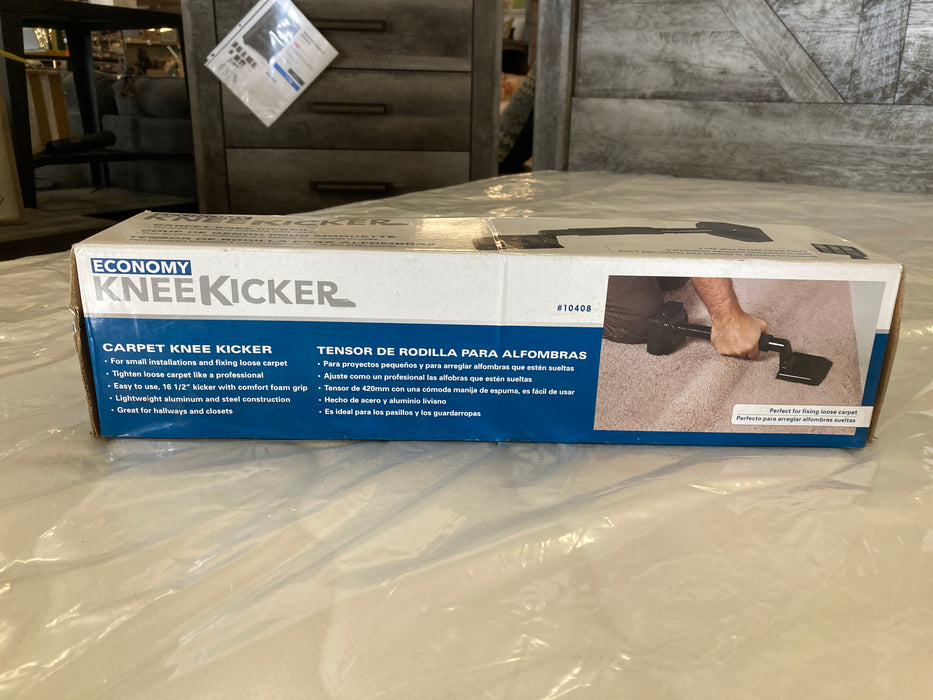 Economy knee kicker for installing carpet in original box 31877