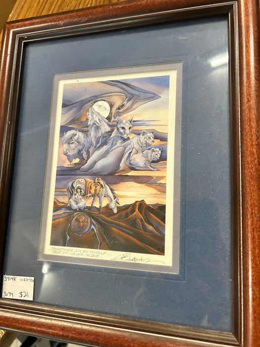 Framed art card picture by Bergsma 34148