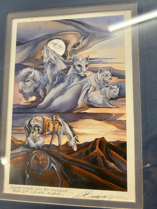 Framed art card picture by Bergsma 34148