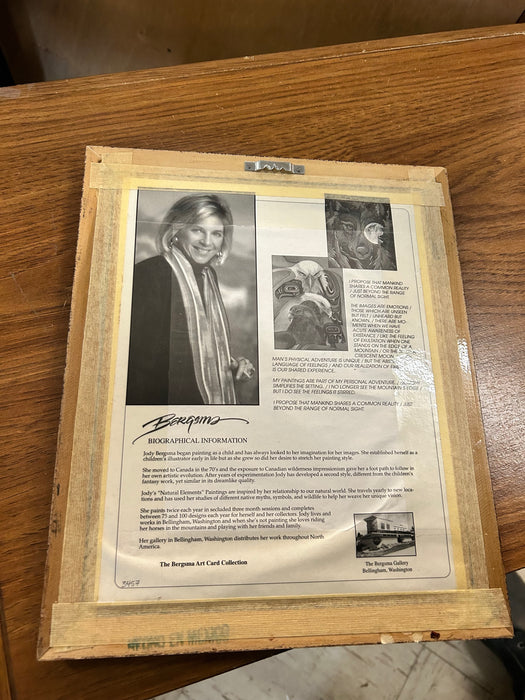 Framed art card picture by Bergsma 34148