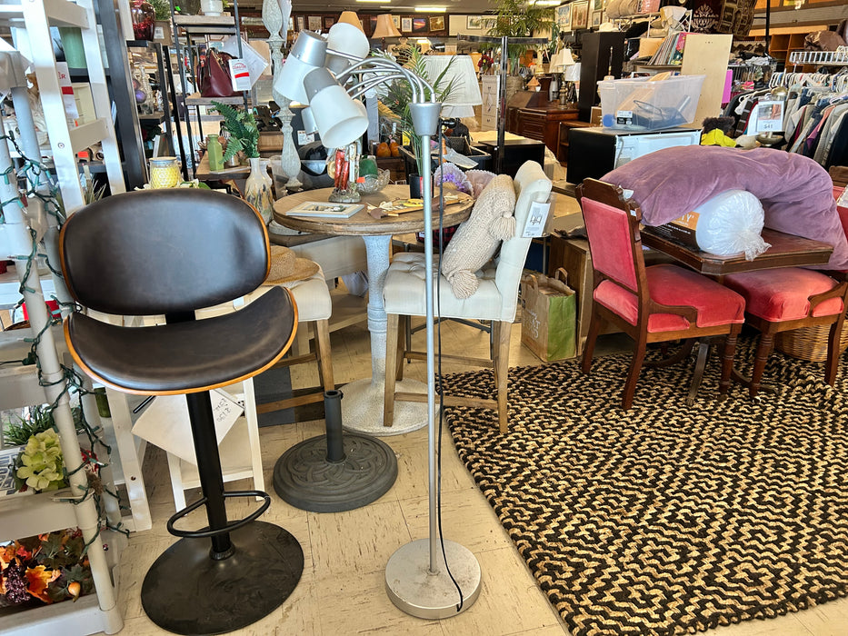 Adjustable multi-head floor standing lamp 34158