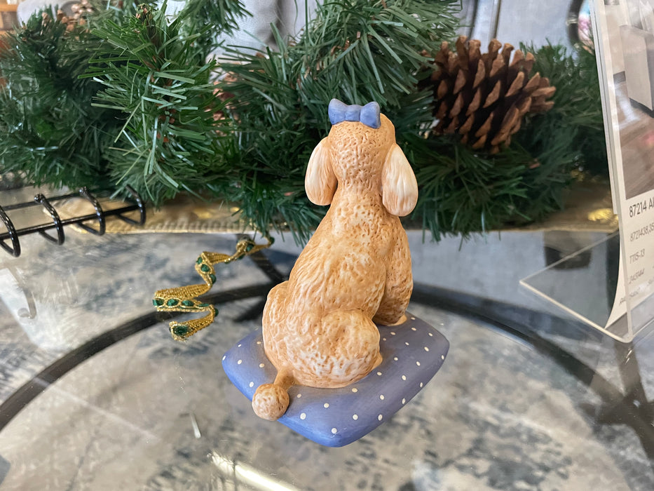 Franklin mint poodle dog figurine 31966