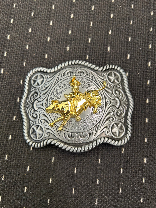 KDG Western cowboy belt buckle rodeo bull riding men's NEW 34365