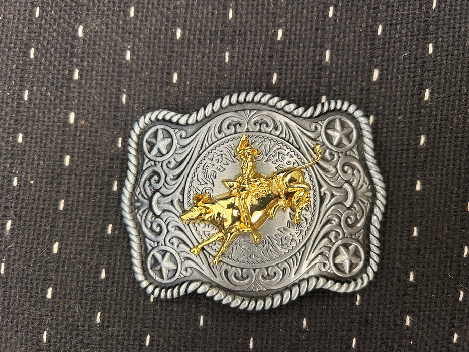 KDG Western cowboy belt buckle rodeo bull riding men's NEW 34365