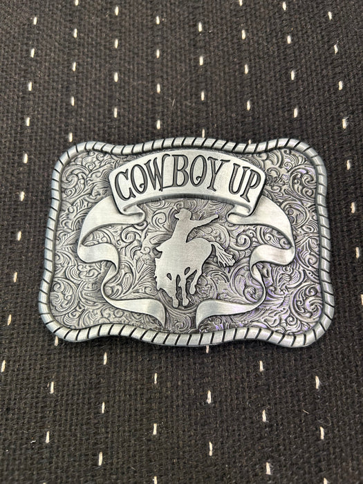 MASOP Rodeo Cowboy Up Horse Rider Attitude Belt Buckle Western Classic Buckle NEW 34366