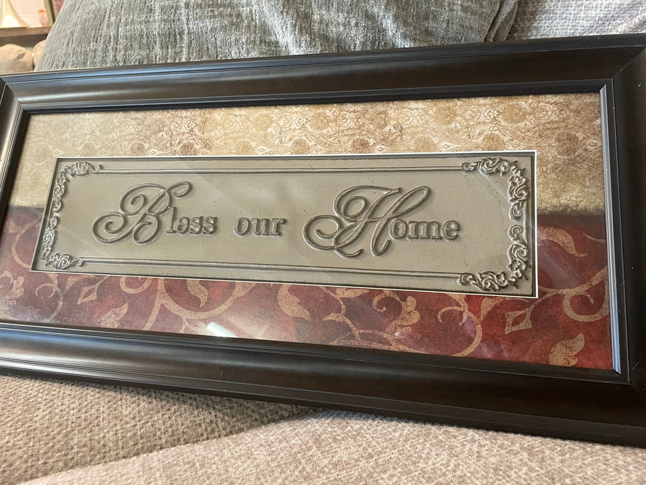 Bless our home decor sign 32732