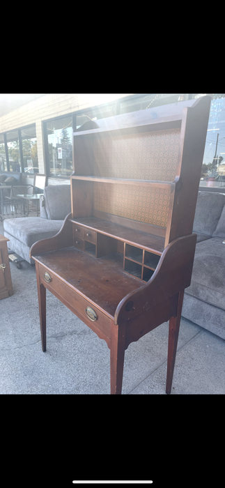 Vintage wooden 2 piece desk 32784