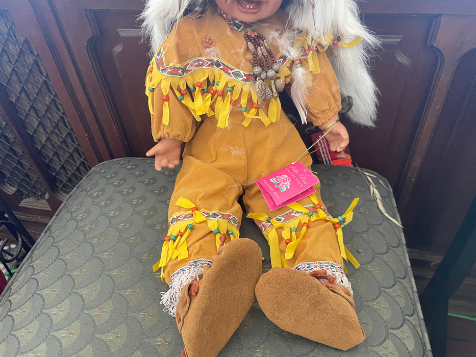 Native American boy doll 32824