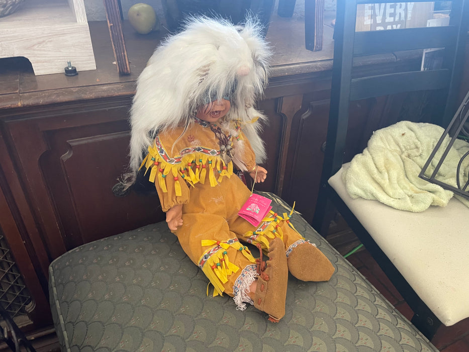 Native American boy doll 32824