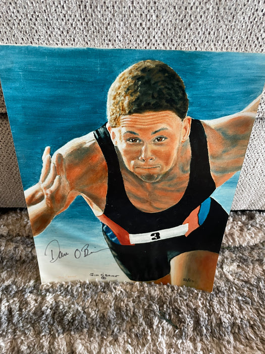 Olympian Dan O'Brien 100 meter print  32814