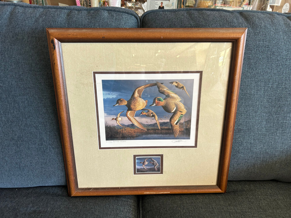 1998 California duck stamp print by Robert Steiner 34286