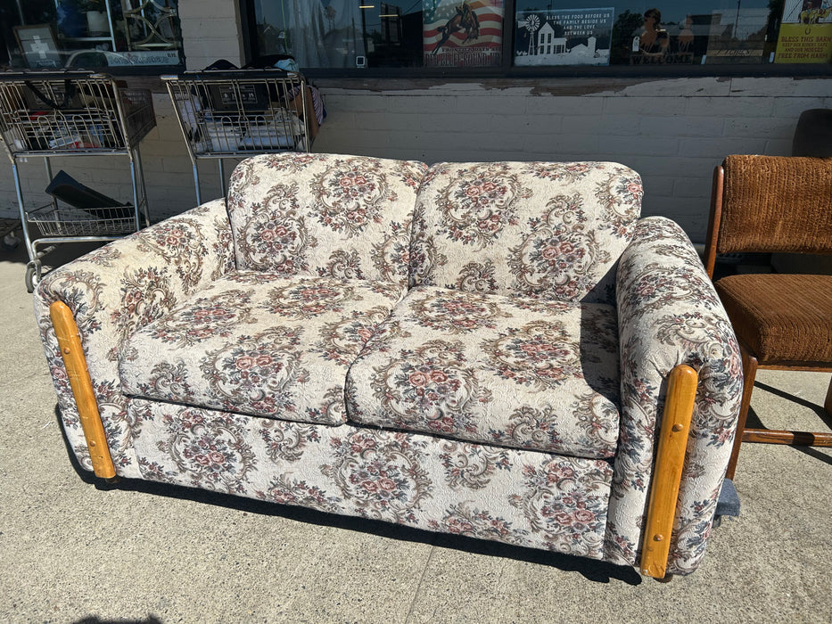 Vintage floral loveseat love seat 34292