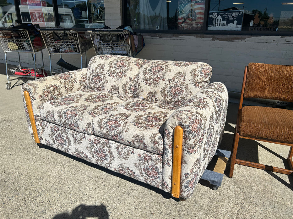 Vintage floral loveseat love seat 34292