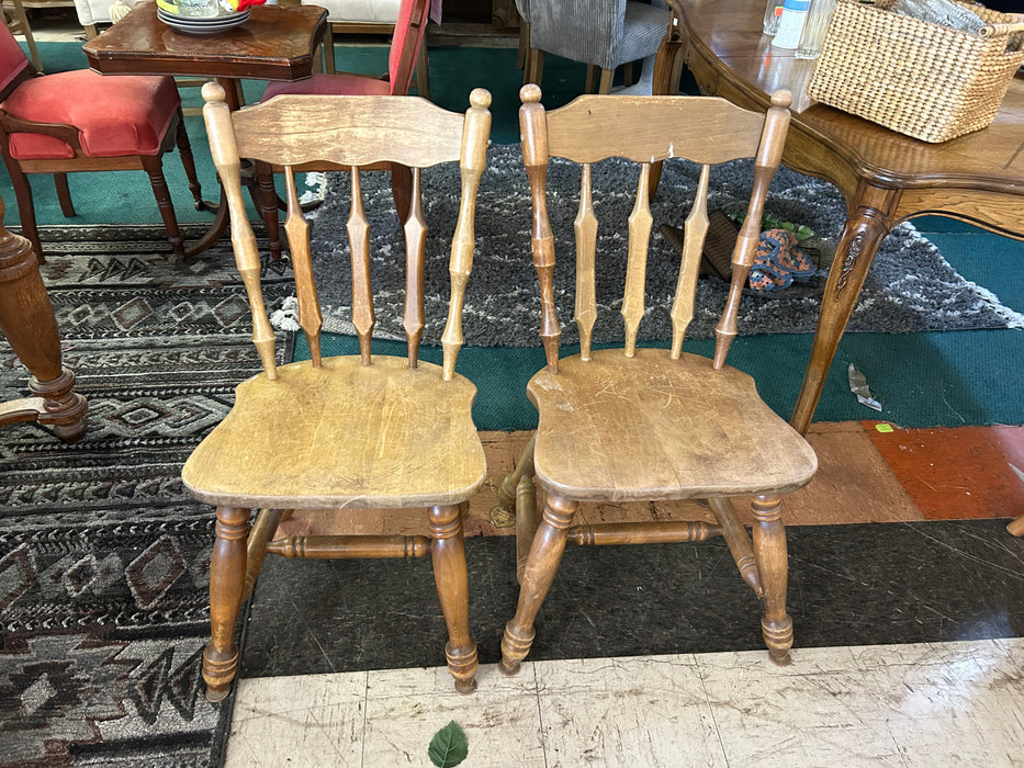 Wood dining chairs 34305