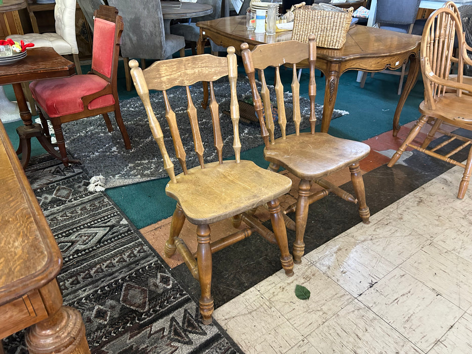 Wood dining chairs 34305
