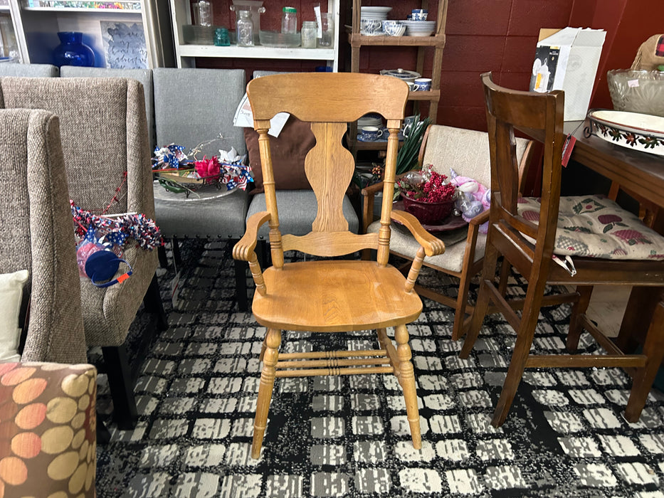Wood kitchen or dining arm chair 34307