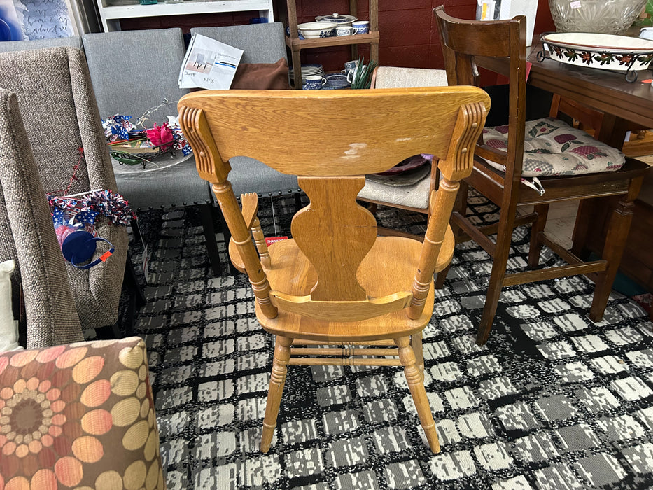 Wood kitchen or dining arm chair 34307