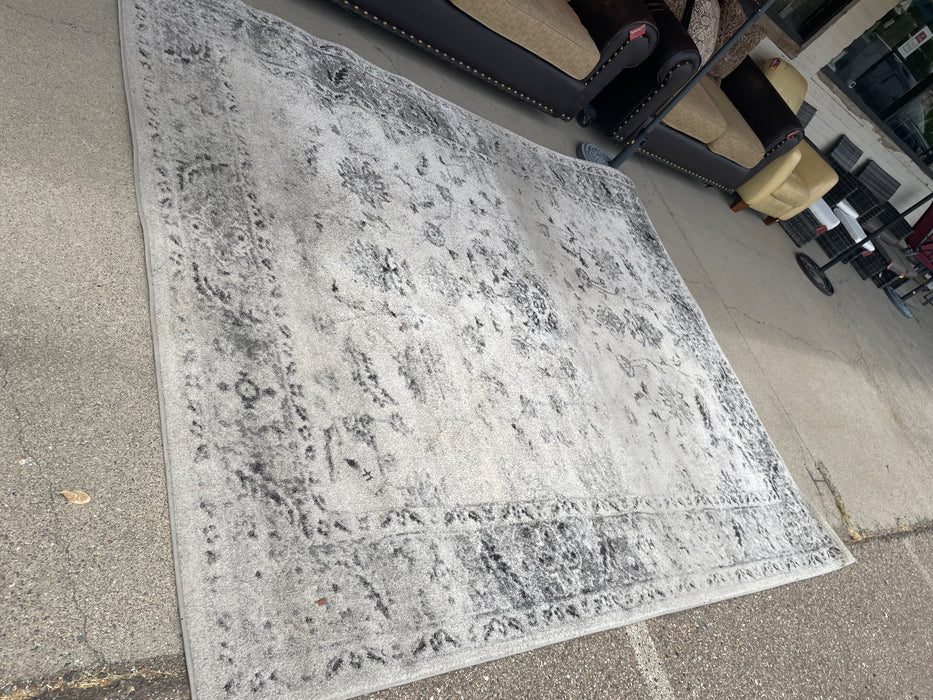 8x10 Old Treasures  gray area rug made in Turkey 32609
